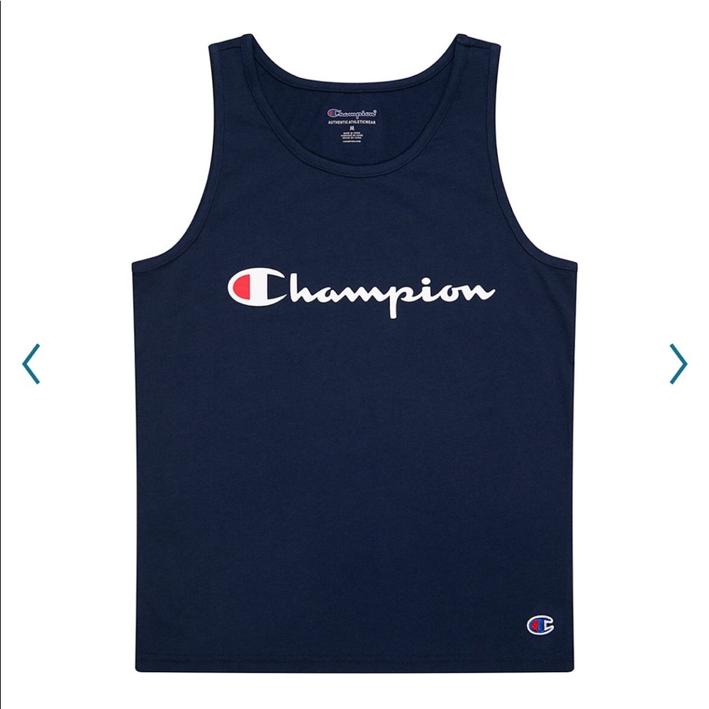 Boy 8-20 Champion logo tank top or Muscle tee. Size XL